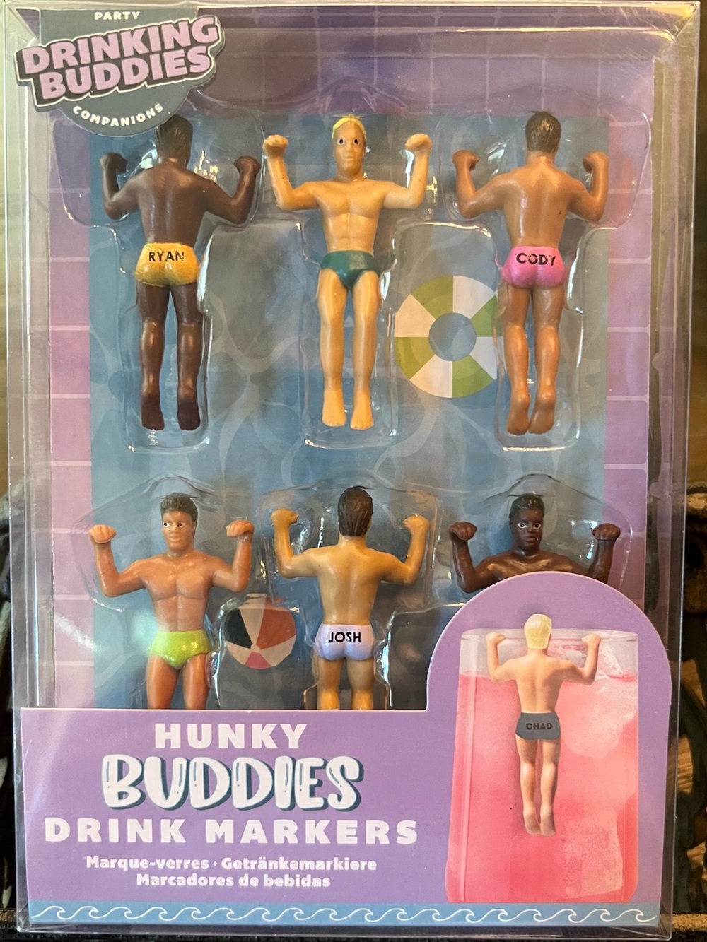Hunky Buddies Drink Markers – Multicolor - Picture 7 of 7